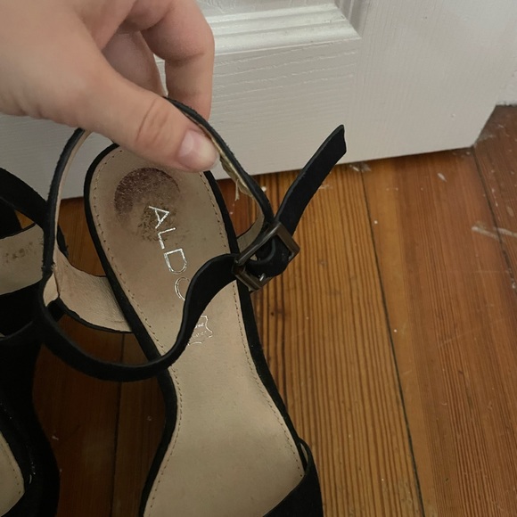 Aldo suede and Leather platform shoes - Picture 3 of 4